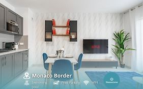 Frontiere Monaco, Terrasse Vue Mer, Tour Odeon - Ap